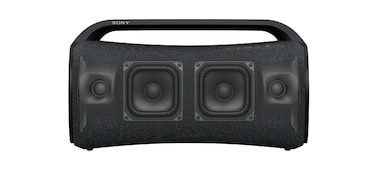 The SRS-XG500 Portable Speaker seen from the front with focus on the X-Balanced Speaker.