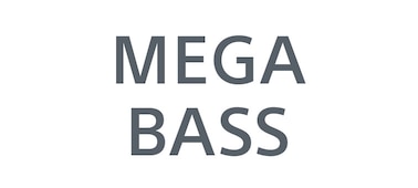 Icon of the MEGA BASS logo.